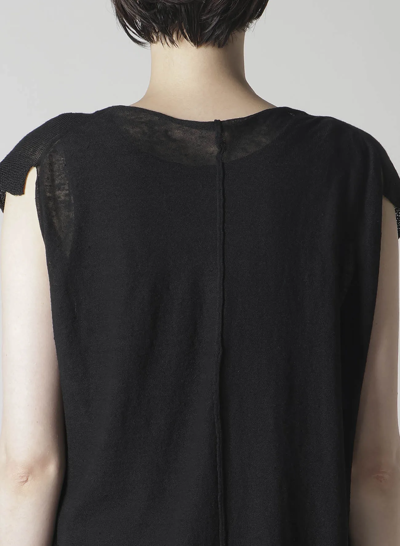 10G14G PLAIN STITCH DRAPED FRENCH SLEEVES PO