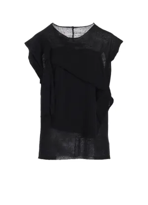 10G14G PLAIN STITCH DRAPED FRENCH SLEEVES PO