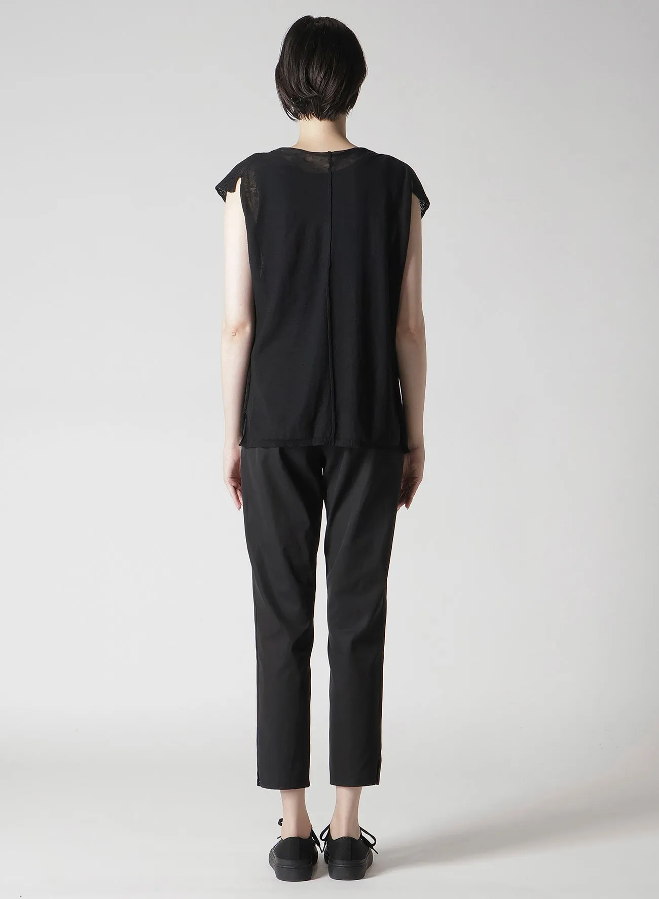 10G14G PLAIN STITCH DRAPED FRENCH SLEEVES PO