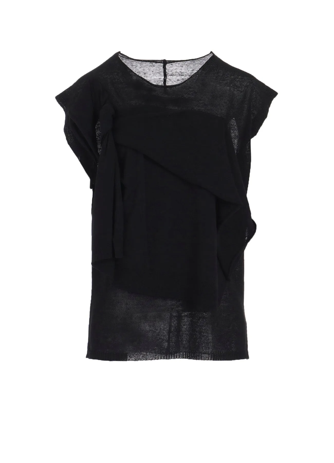 10G14G PLAIN STITCH DRAPED FRENCH SLEEVES PO