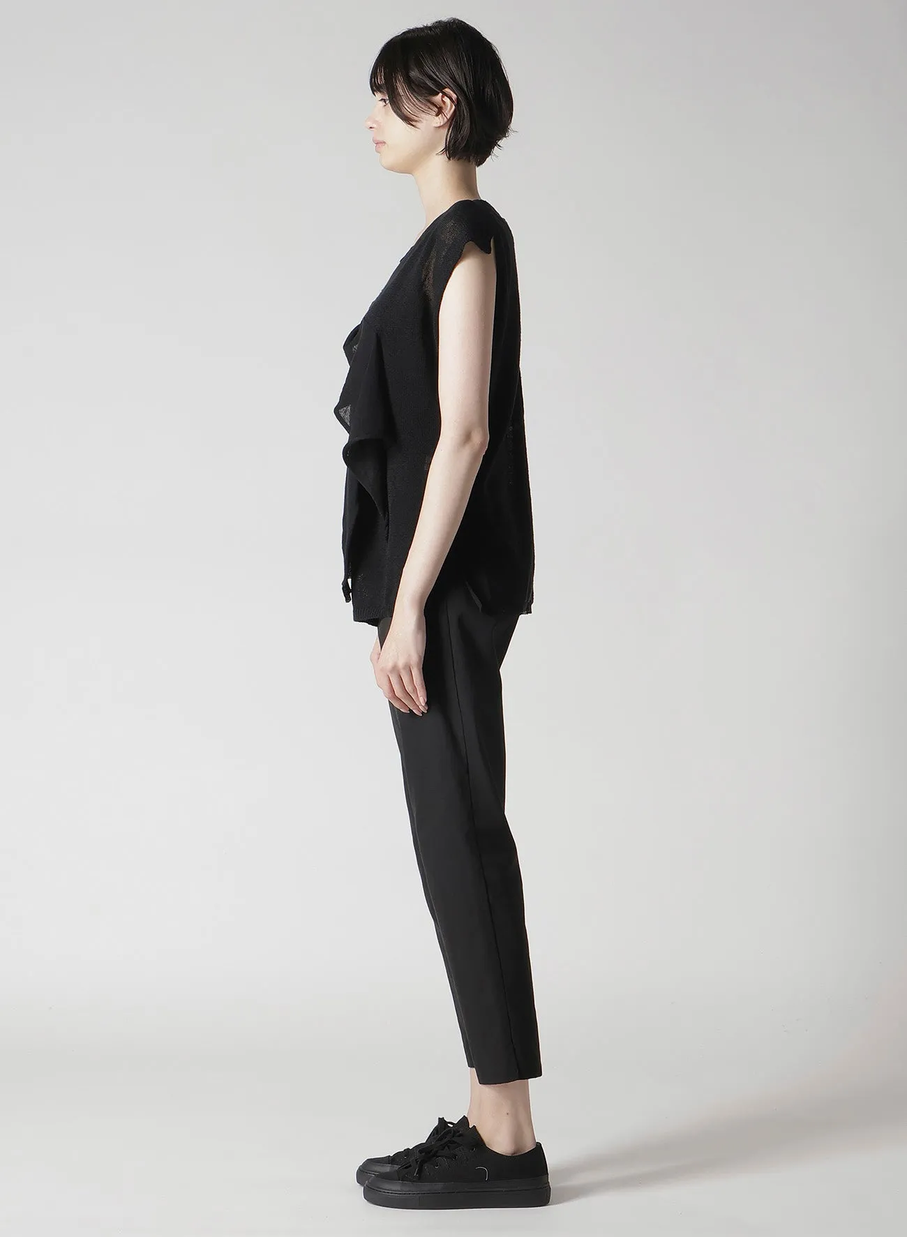 10G14G PLAIN STITCH DRAPED FRENCH SLEEVES PO