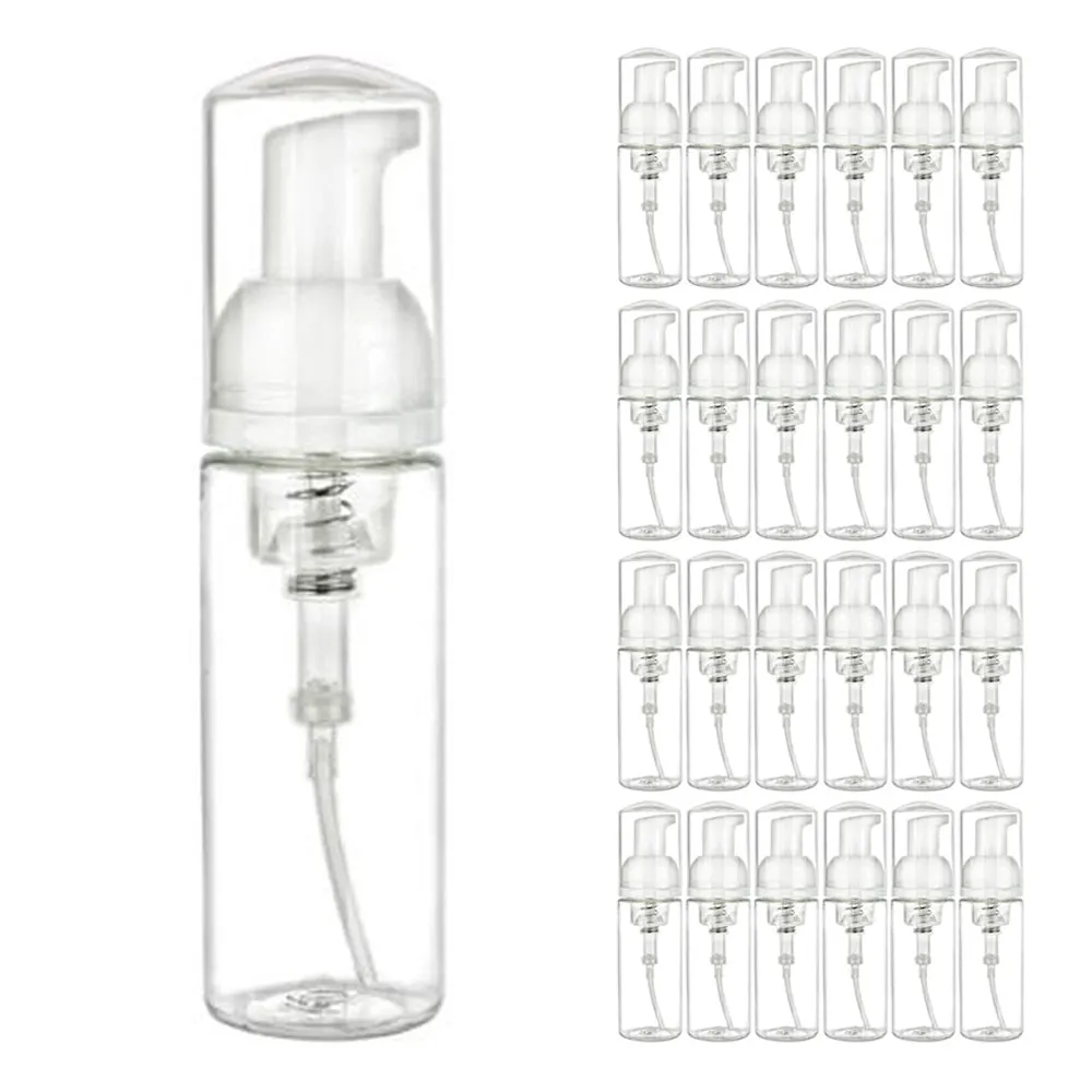 24 PCS Clear Empty Pump Foam Foaming Bottle Suds Travel Size Dispenser Wholesale