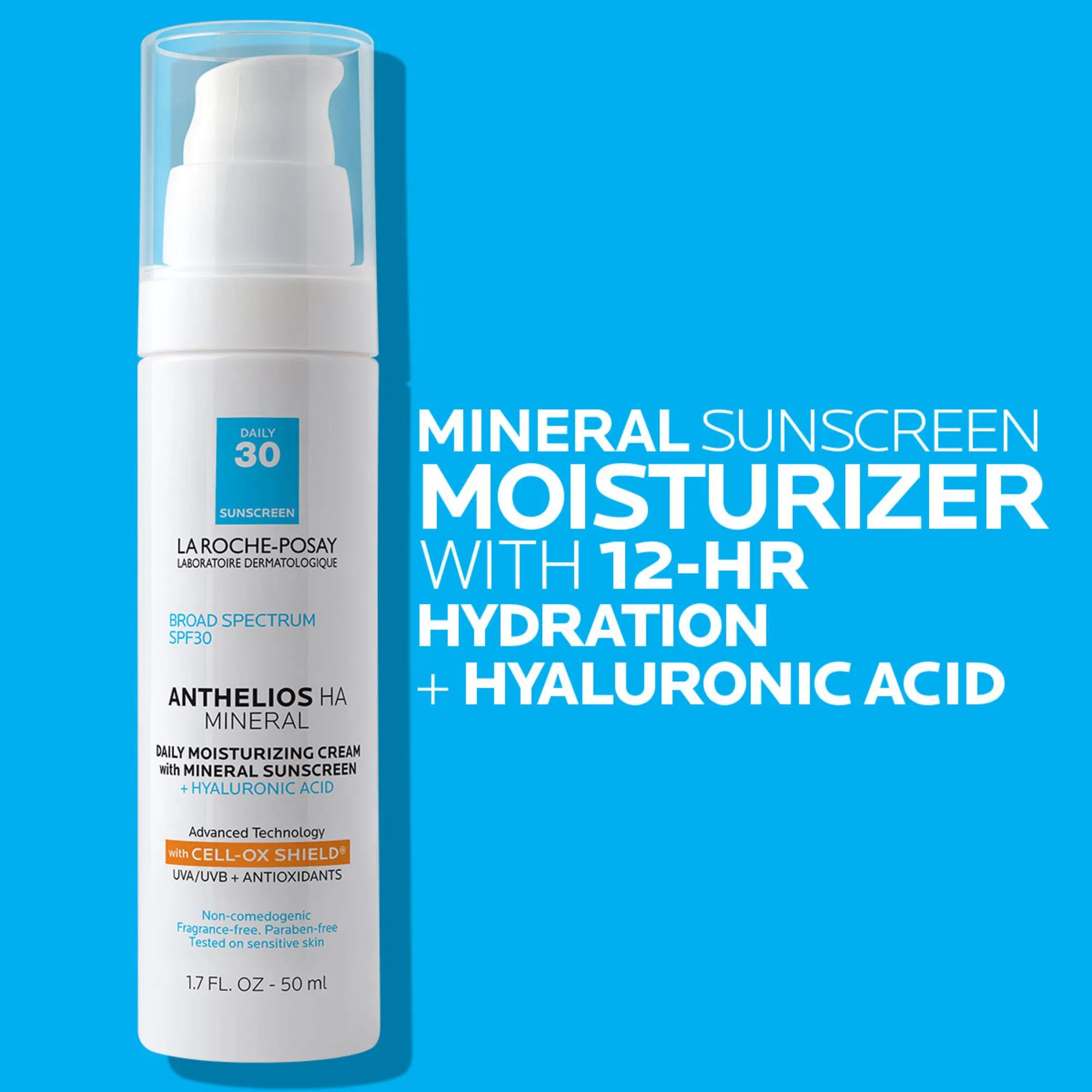 Anthelios HA Mineral Sunscreen Moisturizer SPF 30