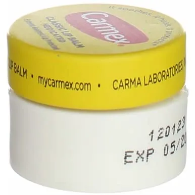 Carmex Classic Lip Balm Medicated 0.25 oz (Packs of 4)