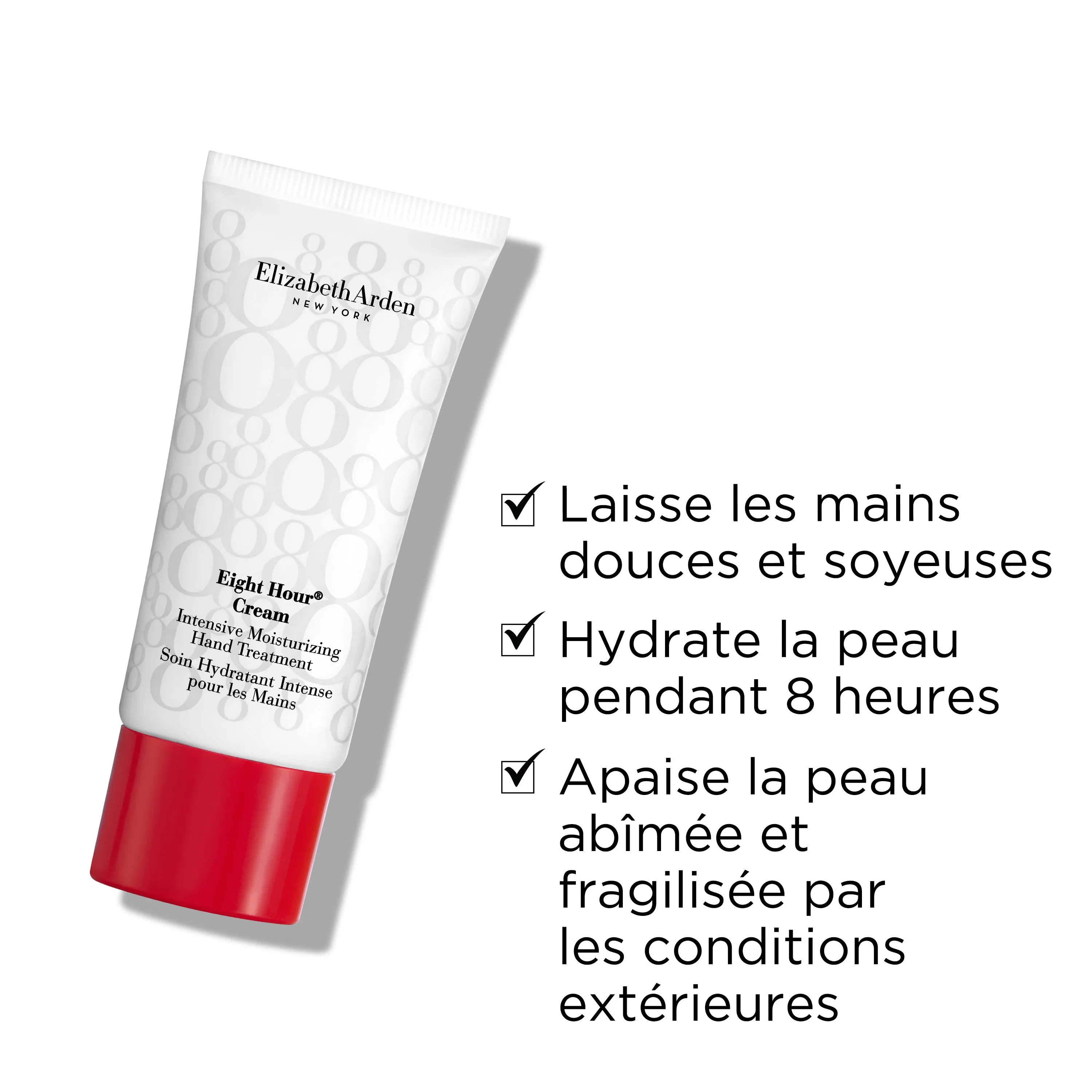 Coffret Trio Eight Hour Cream, Soins Essentiels Nourrissants, Multi-Usage, Baume Original 50ml