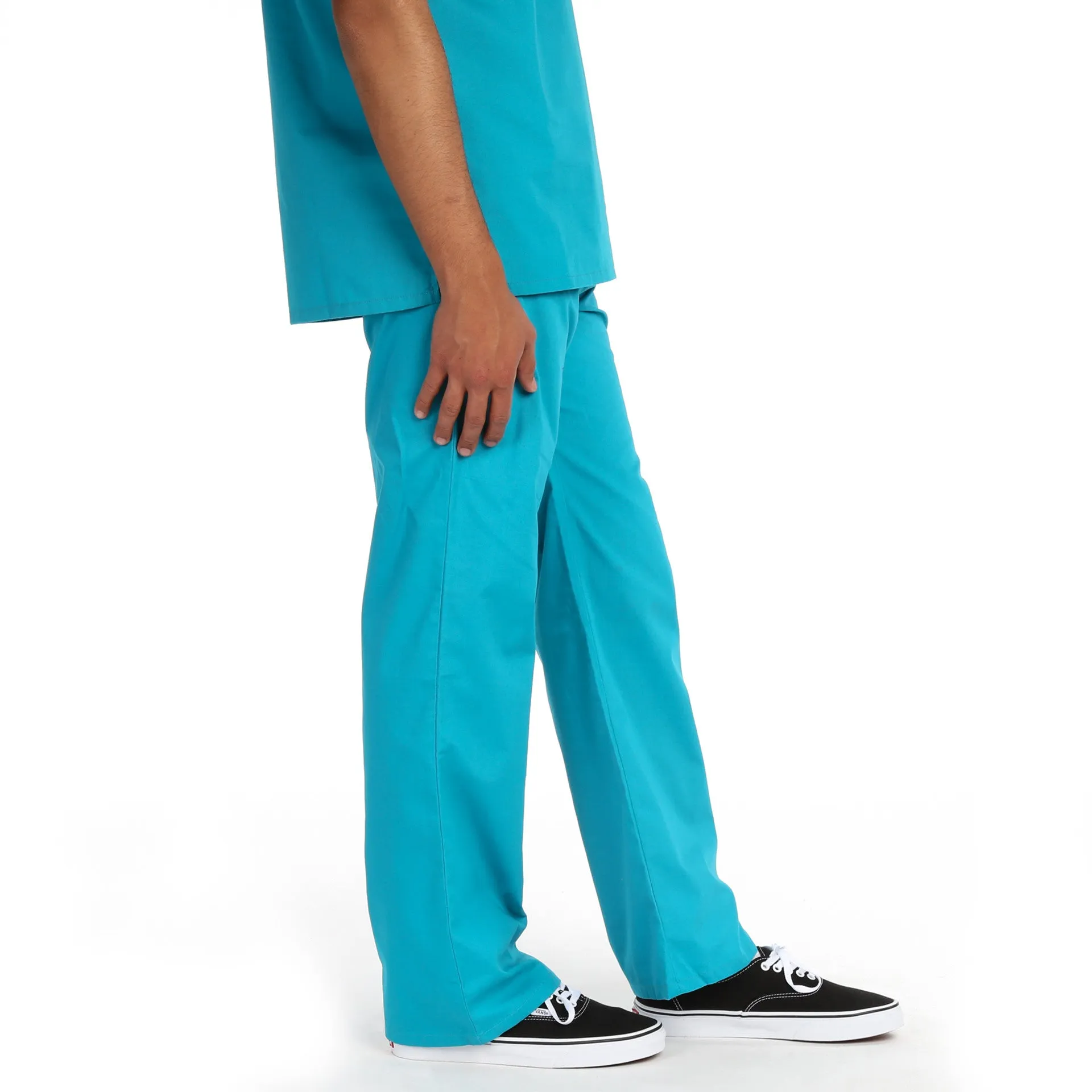 Dickies Unisex Drawstring Scrub Pant - Teal