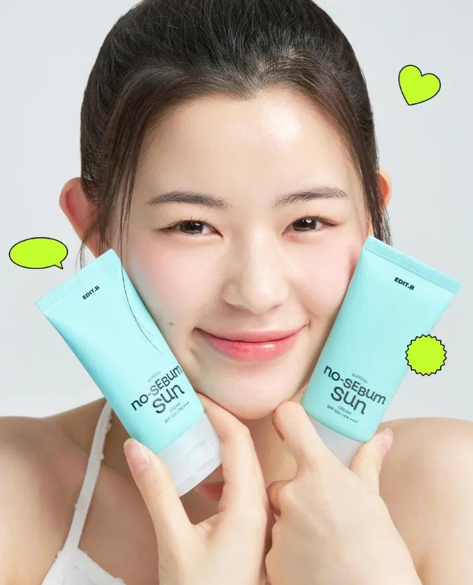 EDIT.B Sunday No Sebum Sun Cream 50ml SPF50  PA    