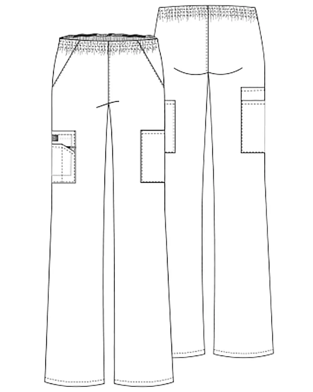 EDS Signature Dickies  Natural Rise Tapered Leg Pull-on Scrub Pant 86106