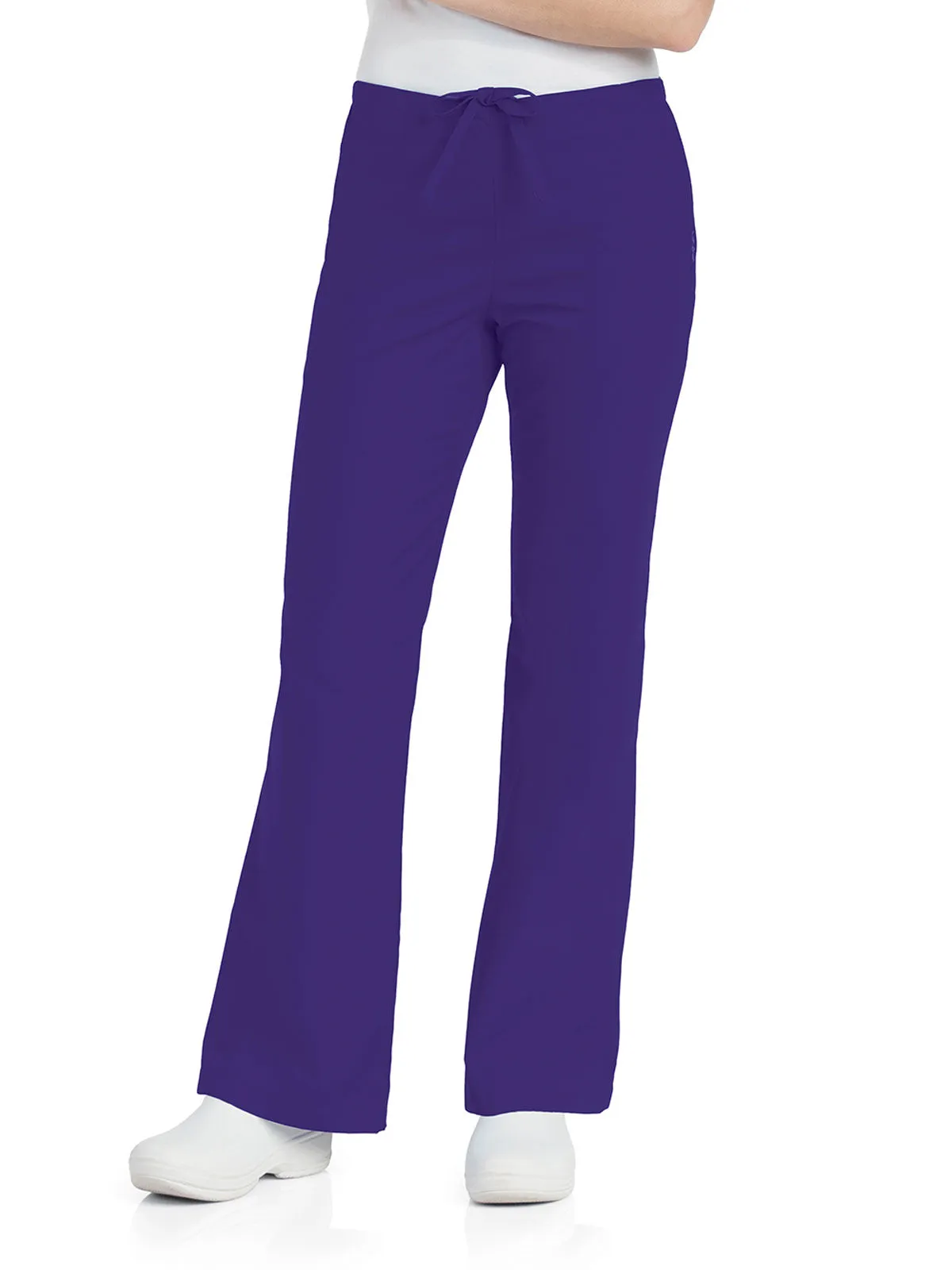 Essentials - Women's Natural Fit Flare Leg Scrub Pants [2]