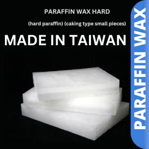 fully refined Paraffin Wax hard made in taiwan 500gram/1000 gram