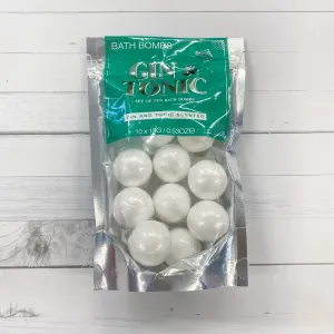 Gin and Tonic Bath Bombs