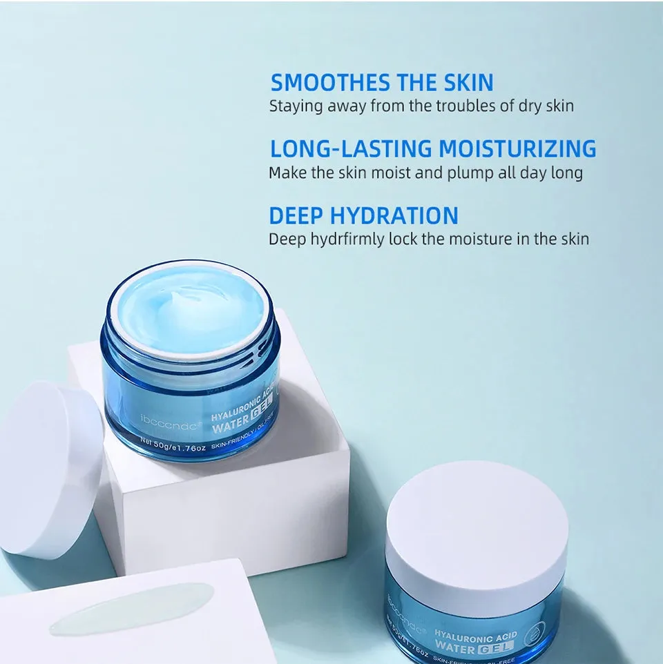 Hydro Boost Face Moisturizer with Hyaluronic Acid for Dry Skin Oil-Free and Non-Comedogenic Water Gel Face Lotion