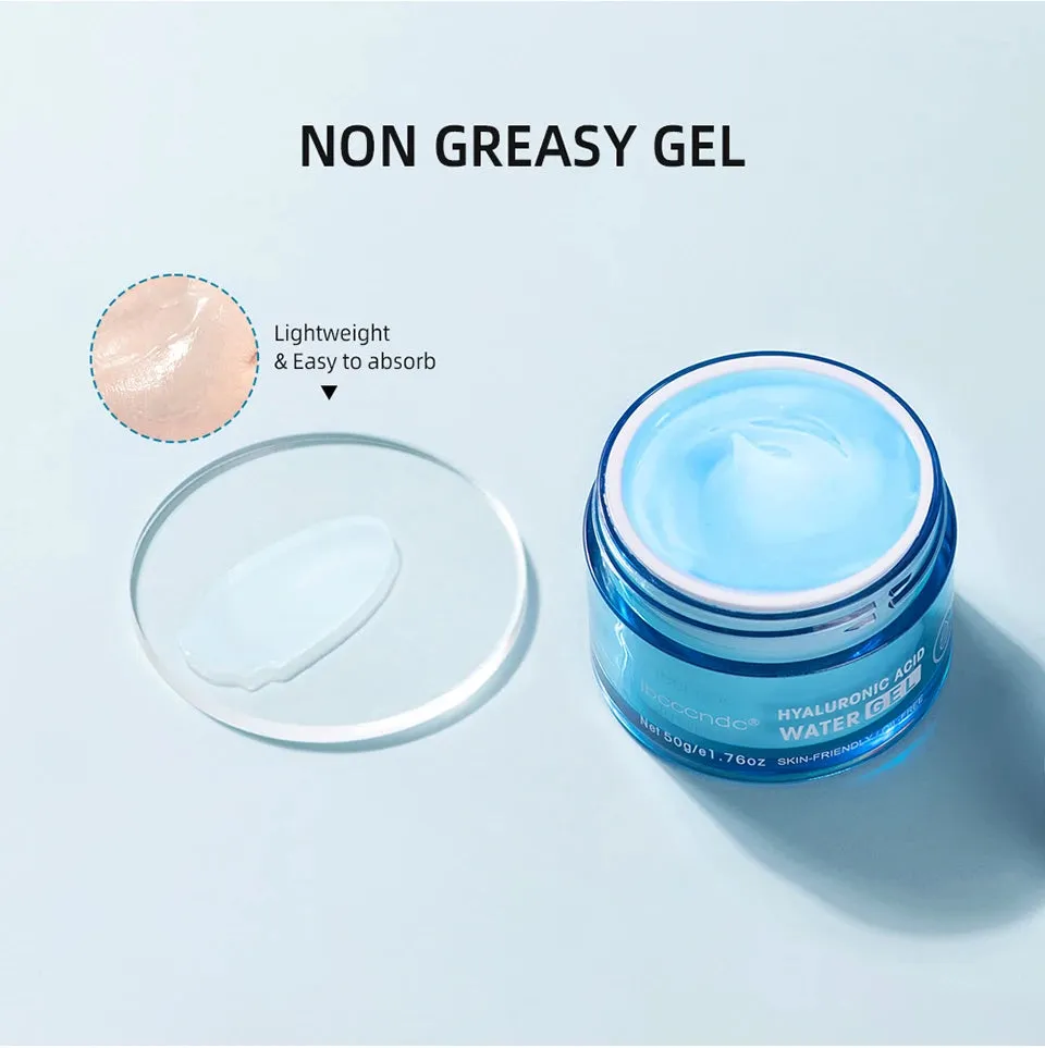 Hydro Boost Face Moisturizer with Hyaluronic Acid for Dry Skin Oil-Free and Non-Comedogenic Water Gel Face Lotion