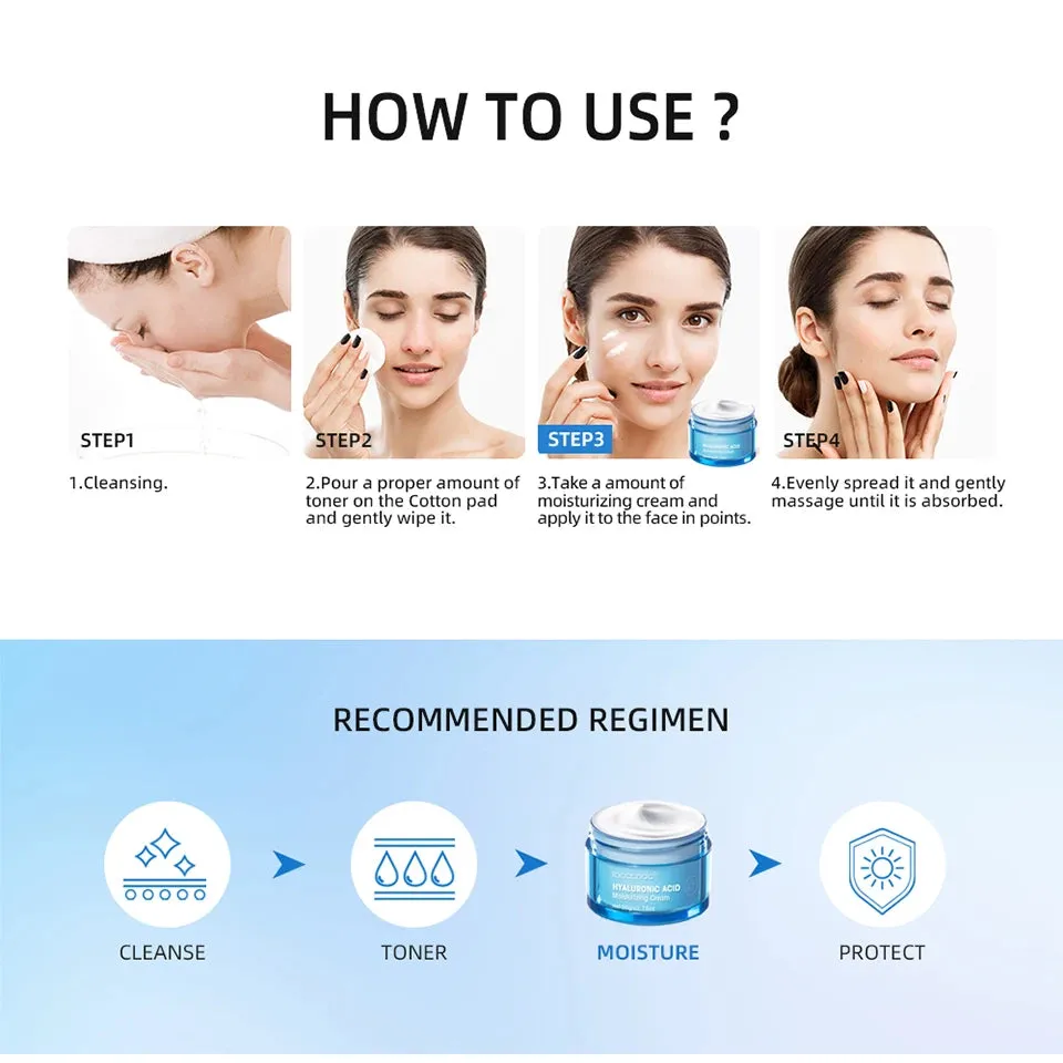 Hydro Boost Face Moisturizer with Hyaluronic Acid for Dry Skin Oil-Free and Non-Comedogenic Water Gel Face Lotion