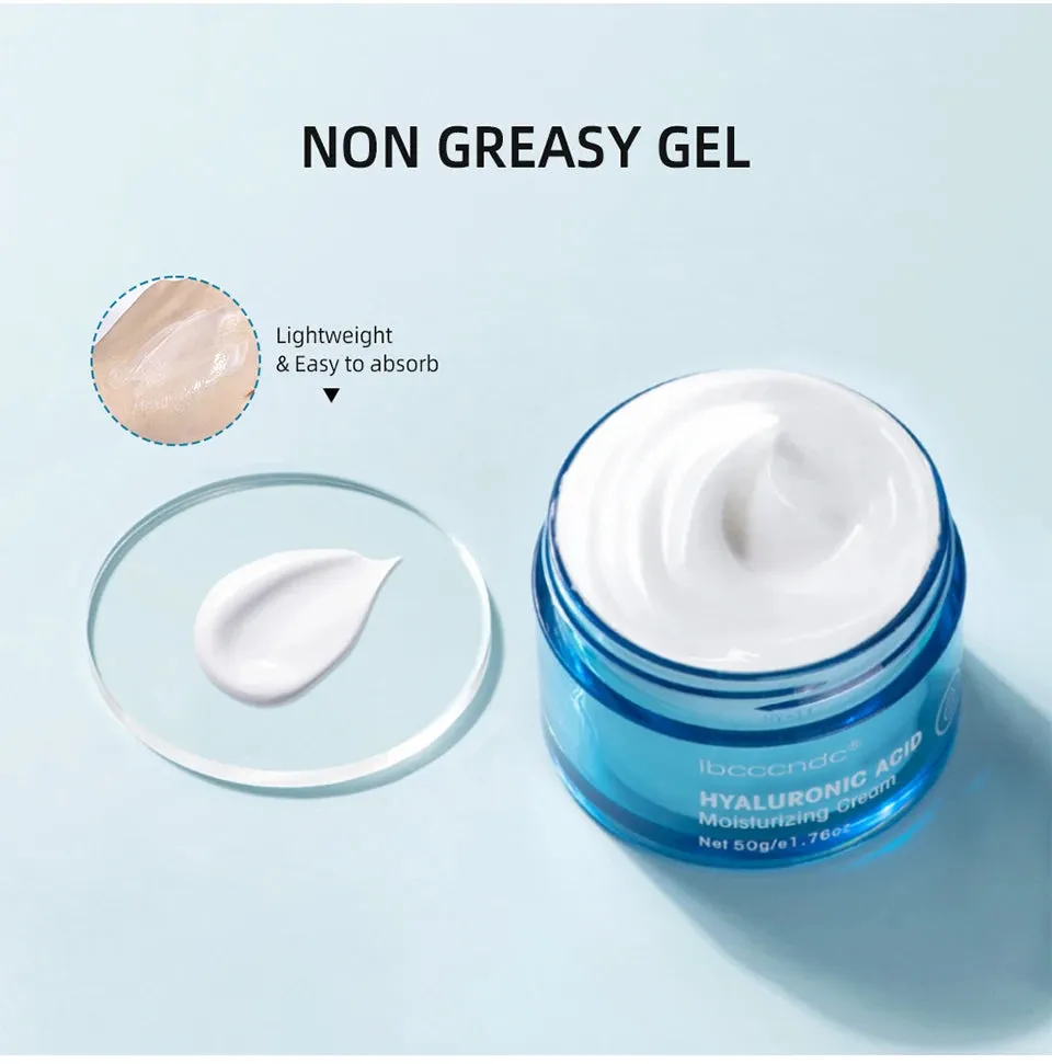 Hydro Boost Face Moisturizer with Hyaluronic Acid for Dry Skin Oil-Free and Non-Comedogenic Water Gel Face Lotion