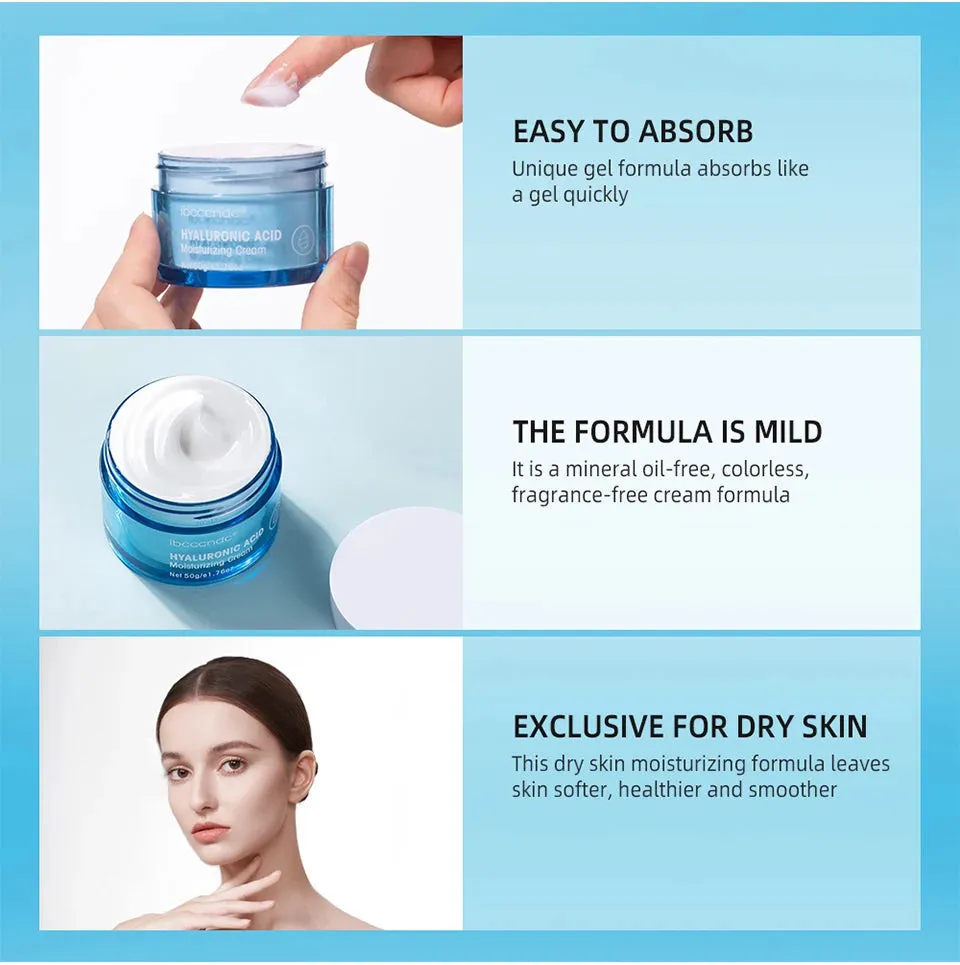 Hydro Boost Face Moisturizer with Hyaluronic Acid for Dry Skin Oil-Free and Non-Comedogenic Water Gel Face Lotion