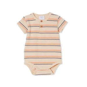 Milky Natural Stripe Bubbysuit - Natural