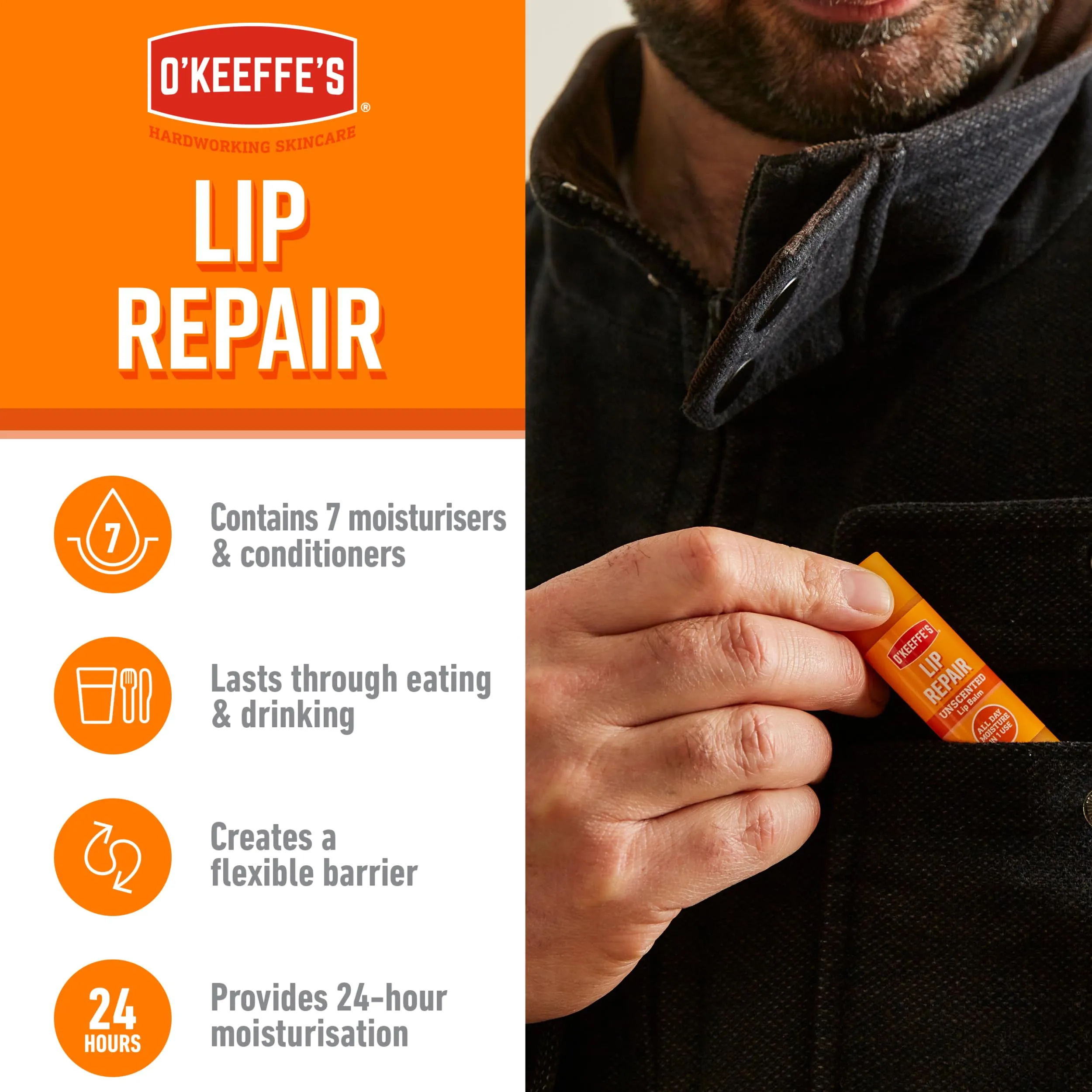 O'Keeffes Lip Repair Original - 4g