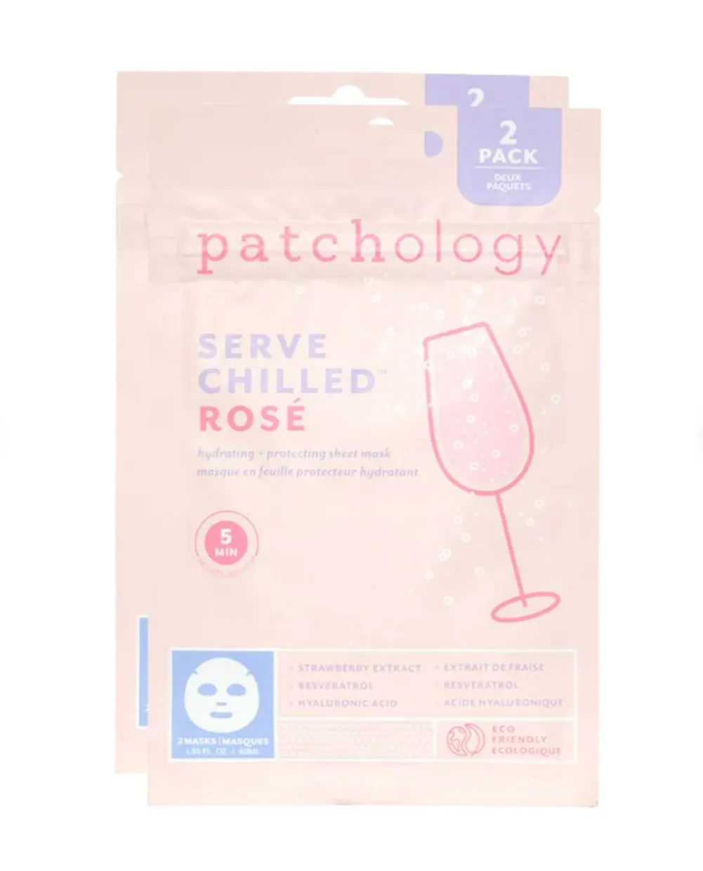 Patchology Rose All Day - Sheet Masque - 2 Pack