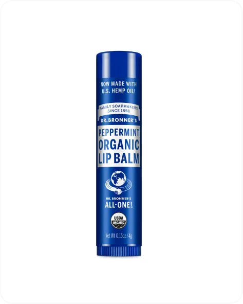 Peppermint Organic Lip Balms  (12 Pack)