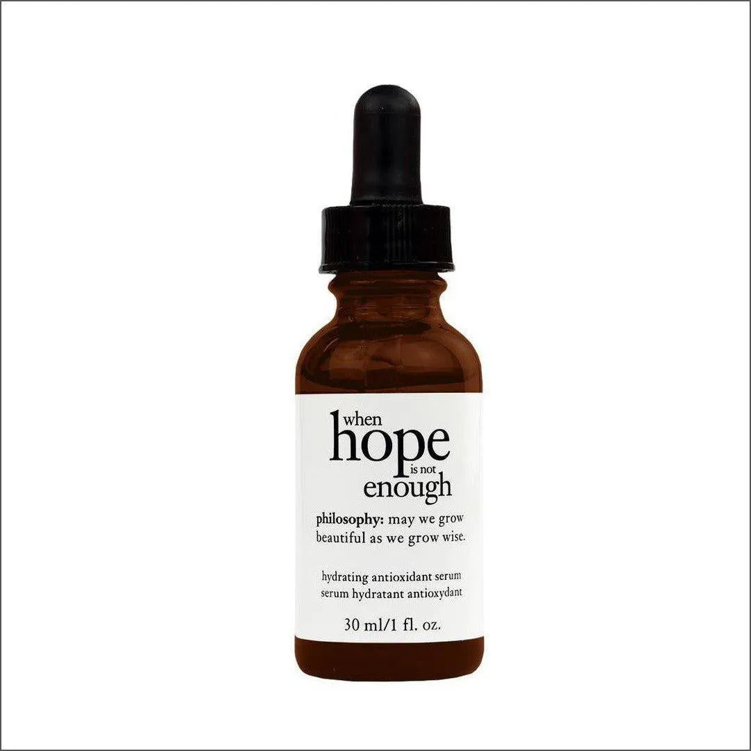 Philosophy When Hope Is Not Enough Hydrating Antioxidant Serum 30ml