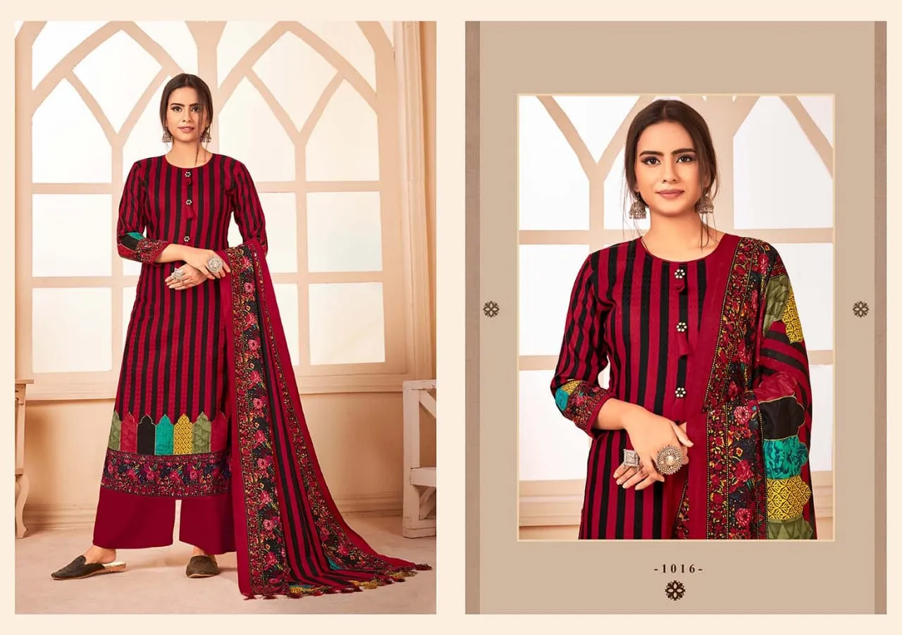 Refreshing Trendz Presents Itrana Pure Pashmina Printed Fancy Designer Salwar Kameez