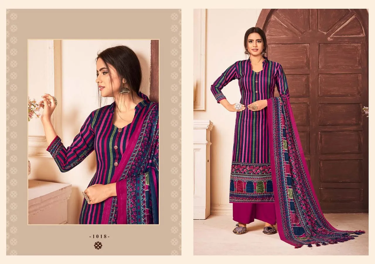 Refreshing Trendz Presents Itrana Pure Pashmina Printed Fancy Designer Salwar Kameez
