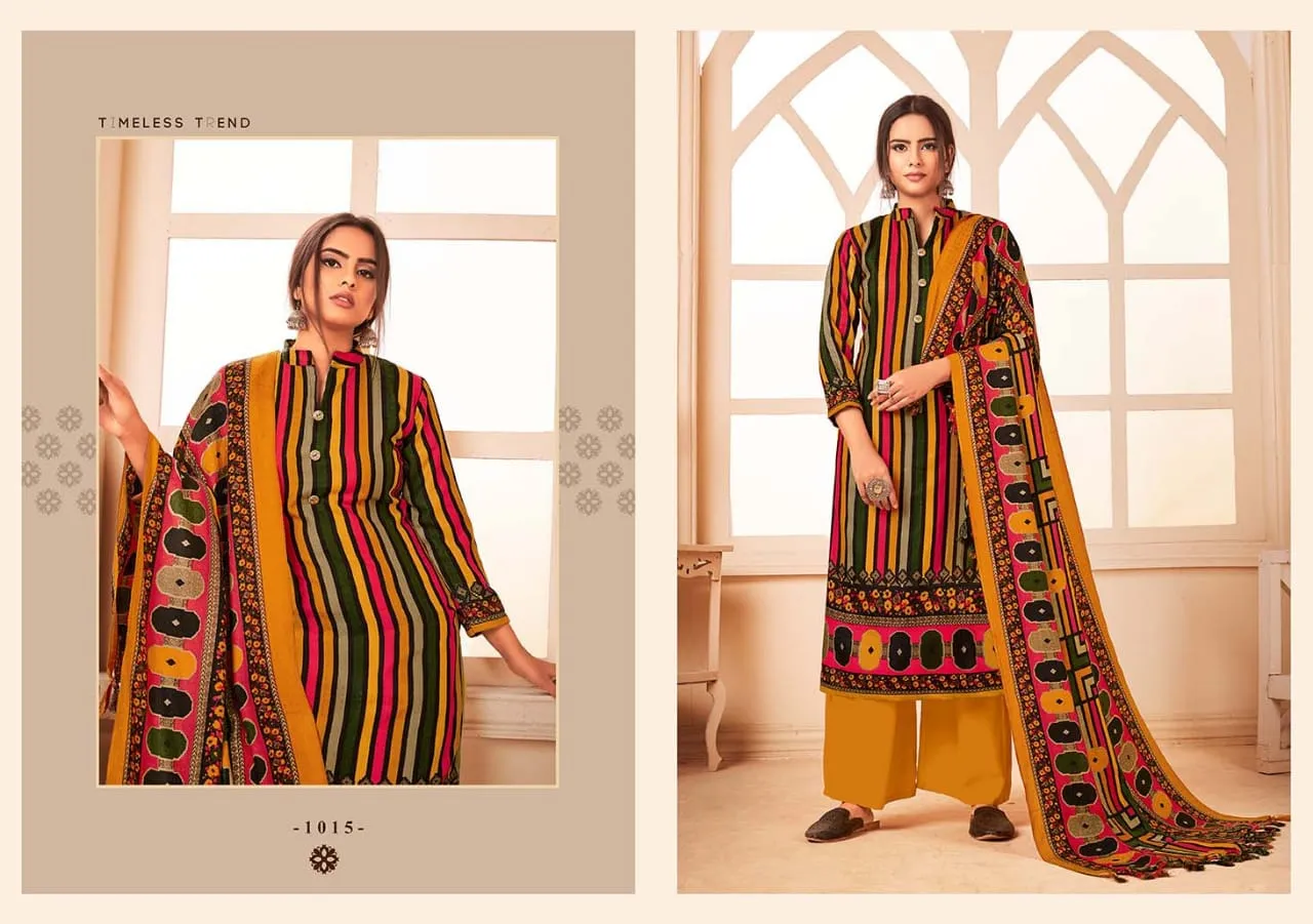 Refreshing Trendz Presents Itrana Pure Pashmina Printed Fancy Designer Salwar Kameez