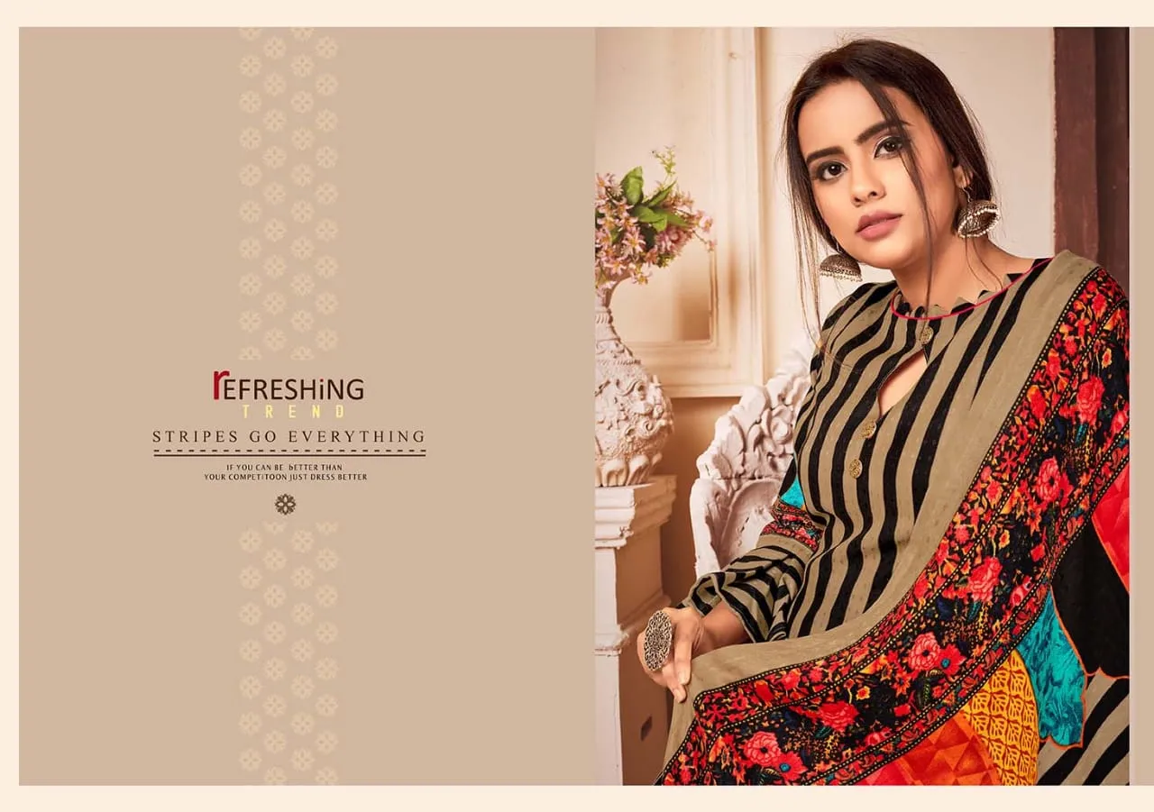 Refreshing Trendz Presents Itrana Pure Pashmina Printed Fancy Designer Salwar Kameez