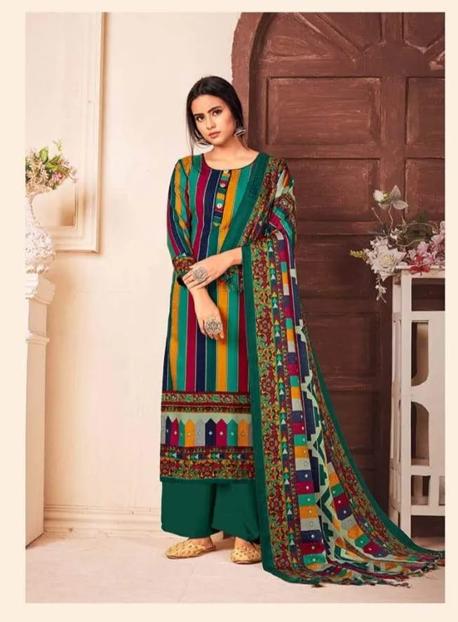 Refreshing Trendz Presents Itrana Pure Pashmina Printed Fancy Designer Salwar Kameez