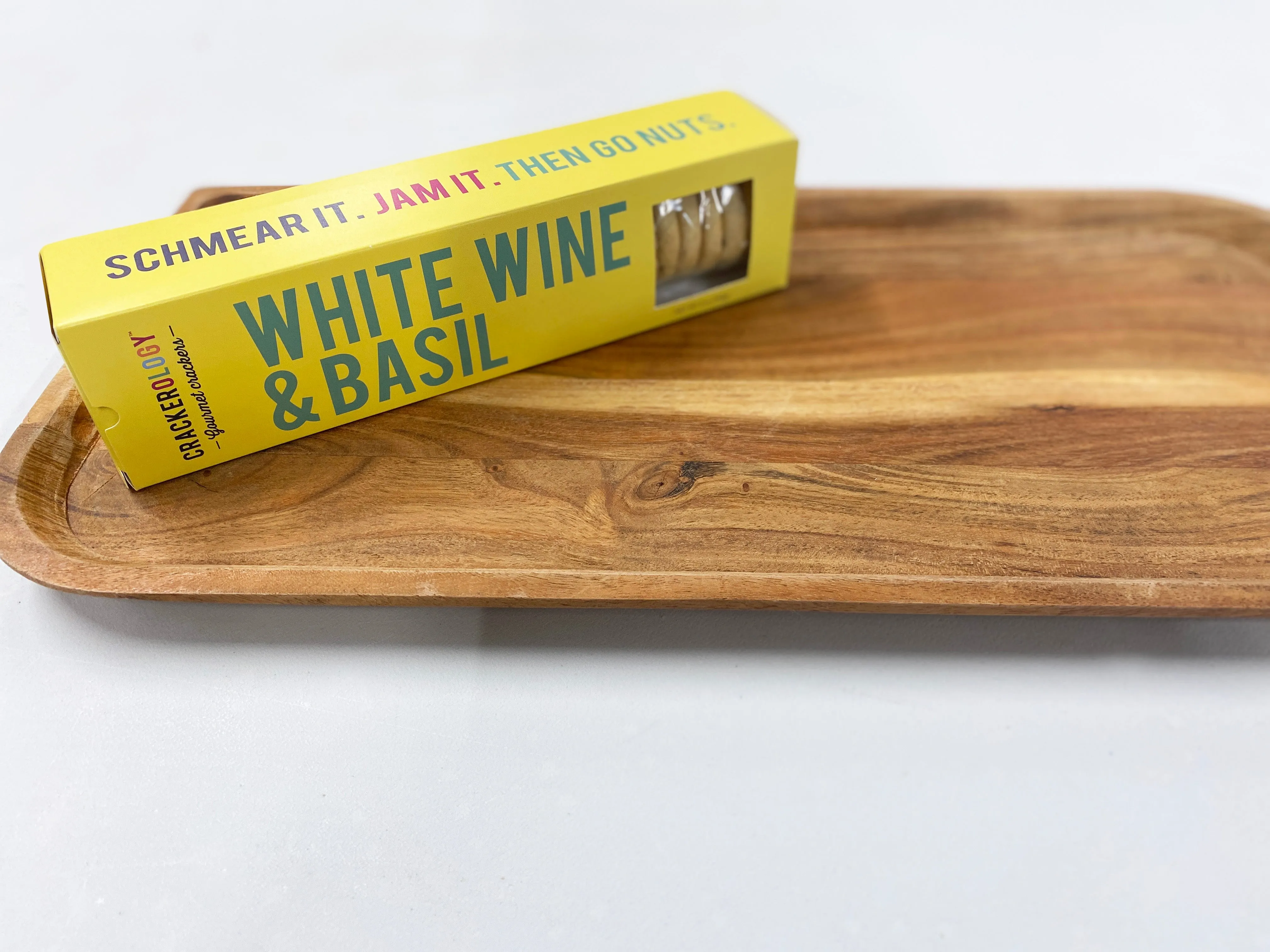 White Wine & Basil Crackers