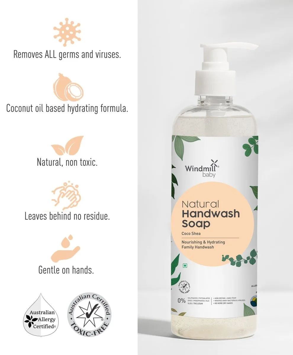 Windmill Baby Natural Coco Shea Handwash Liquid Soap- 450 ml